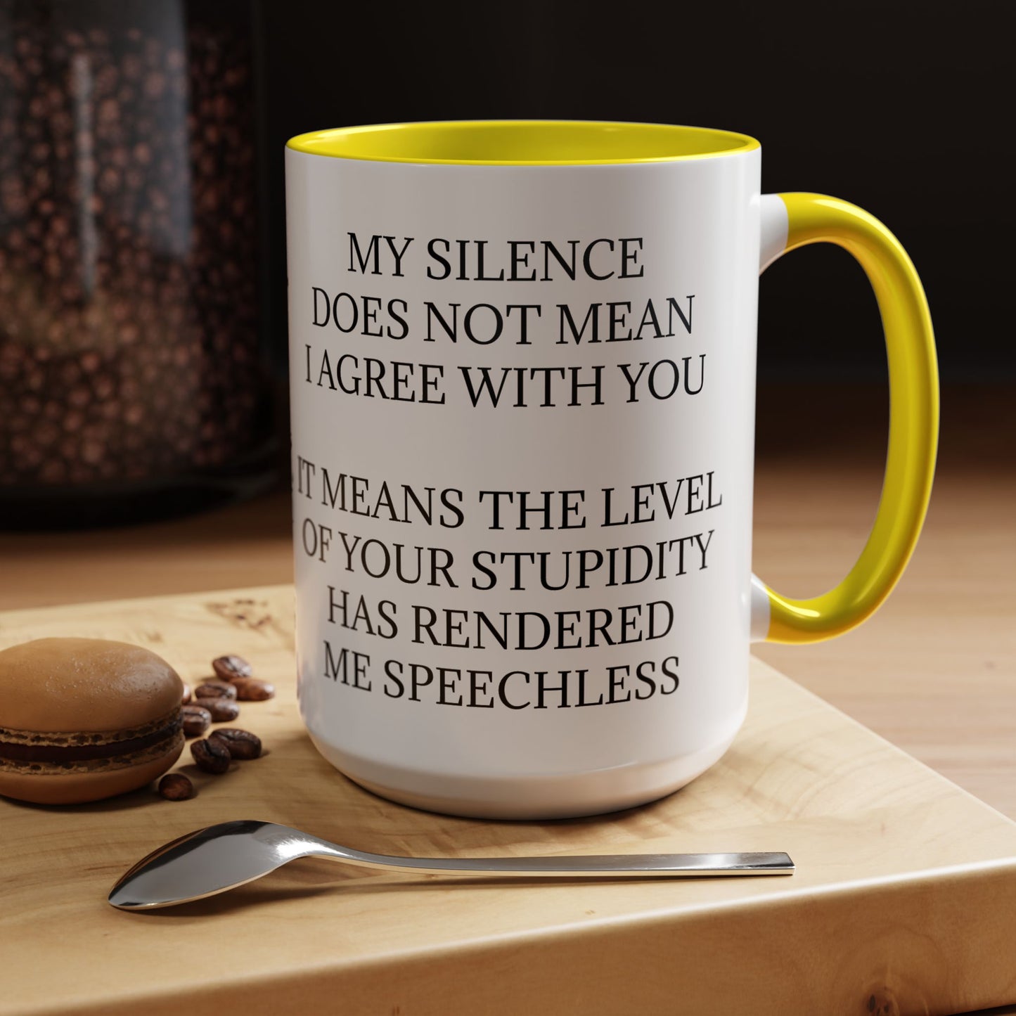 Speechless 2-Tone Coffee Mug