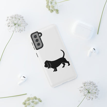 Basset Hound Silhouette Samsung Case