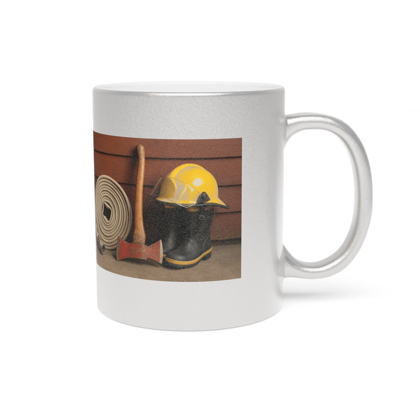 Fire/Rescue Appreciation Metallic Coffee Mug