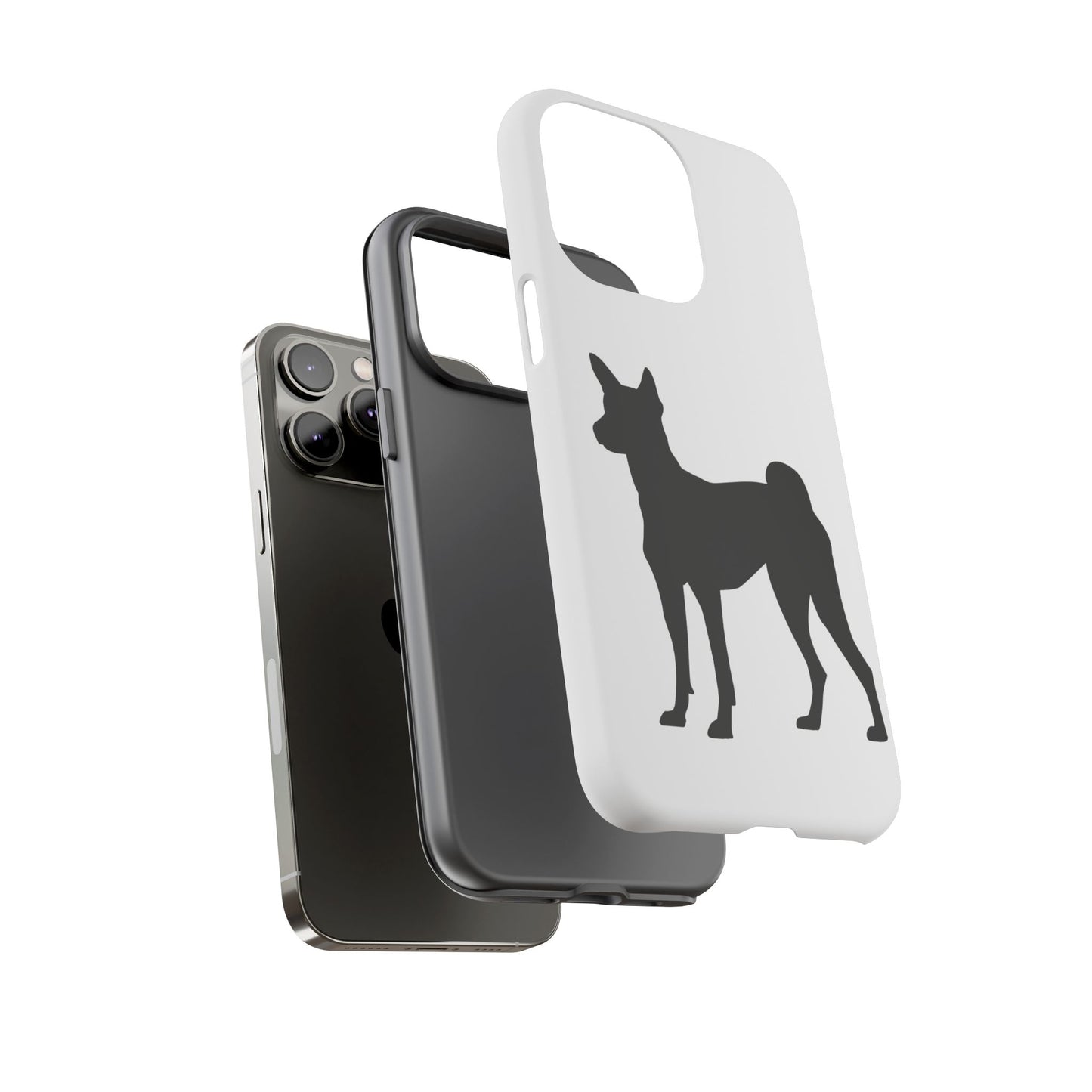 Basenji Silhouette iPhone Case