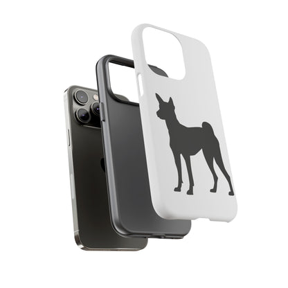 Basenji Silhouette iPhone Case
