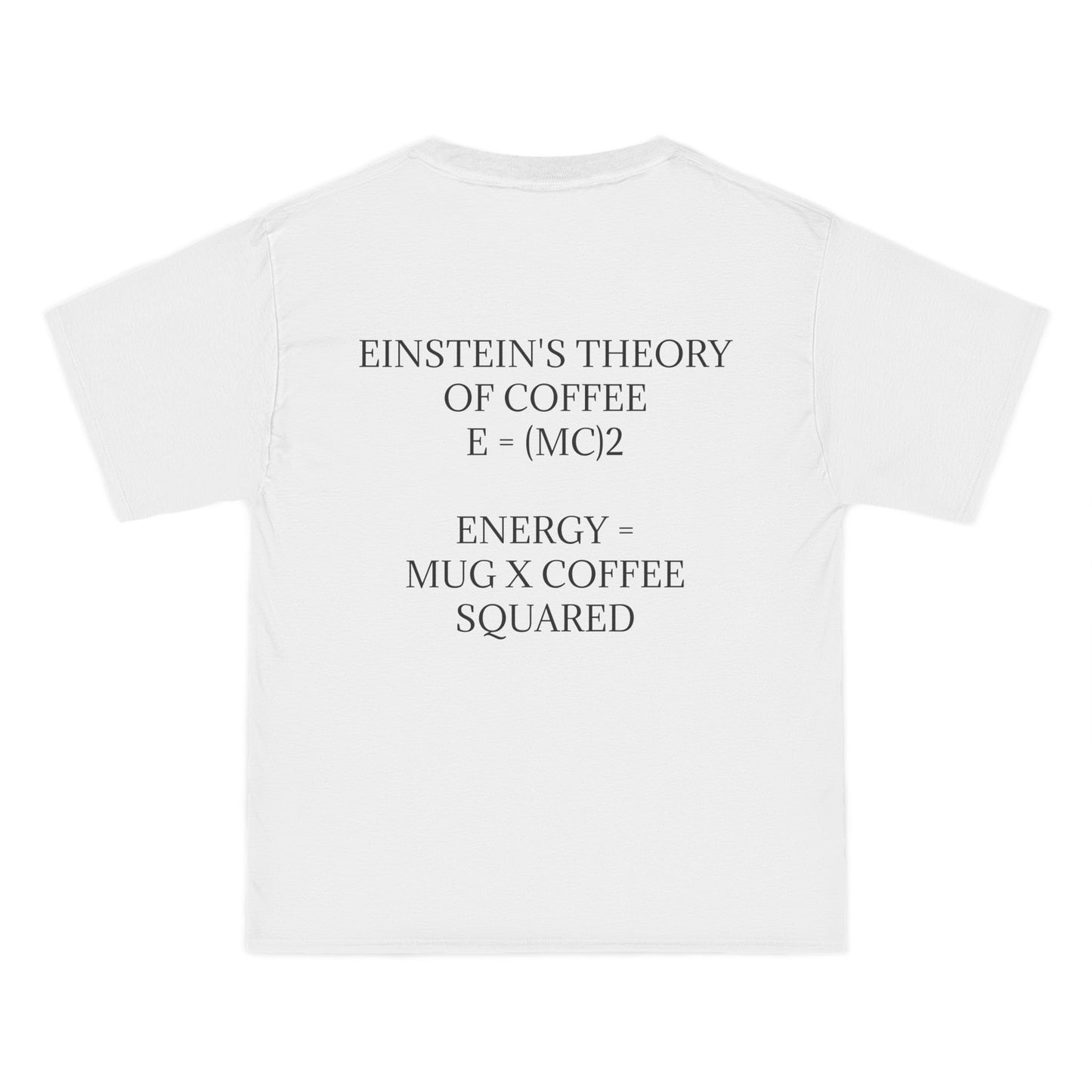 Einstein's Theory Of Coffee Men's Short-Sleeve Crewneck Tee