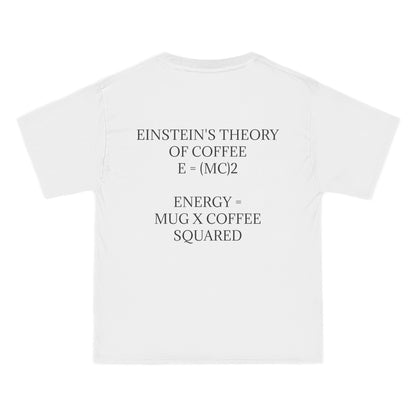 Einstein's Theory Of Coffee Men's Short-Sleeve Crewneck Tee