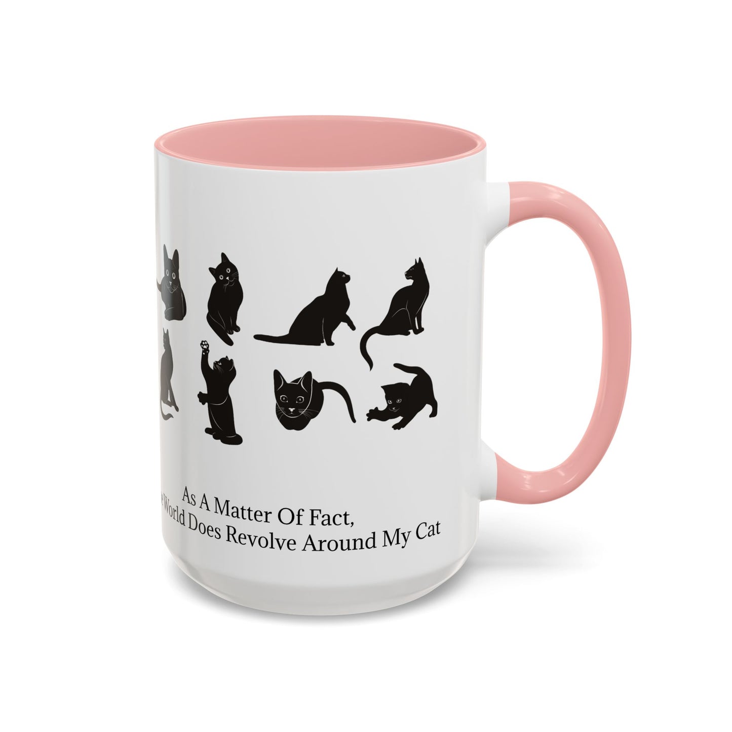 Matter Of Fact Cat 2-Tone Coffee Mug