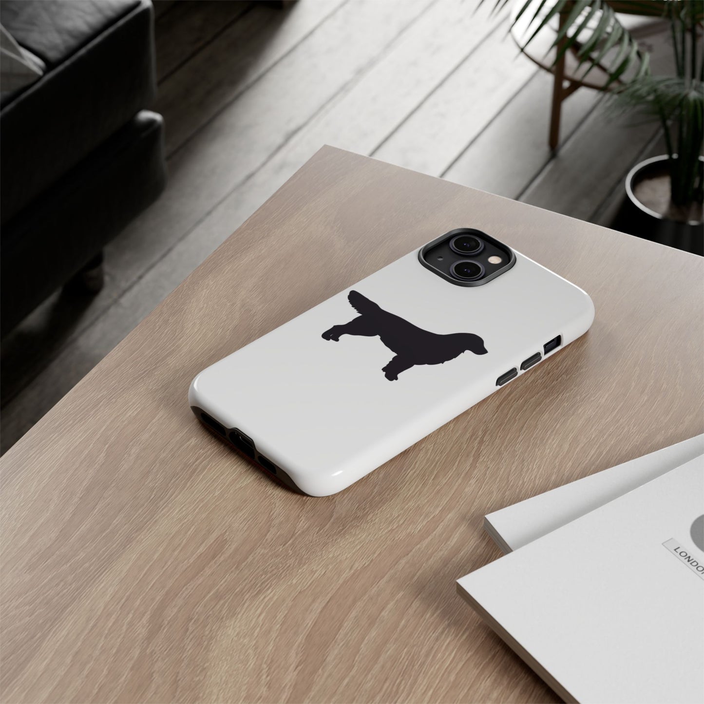 Golden Silhouette iPhone Case
