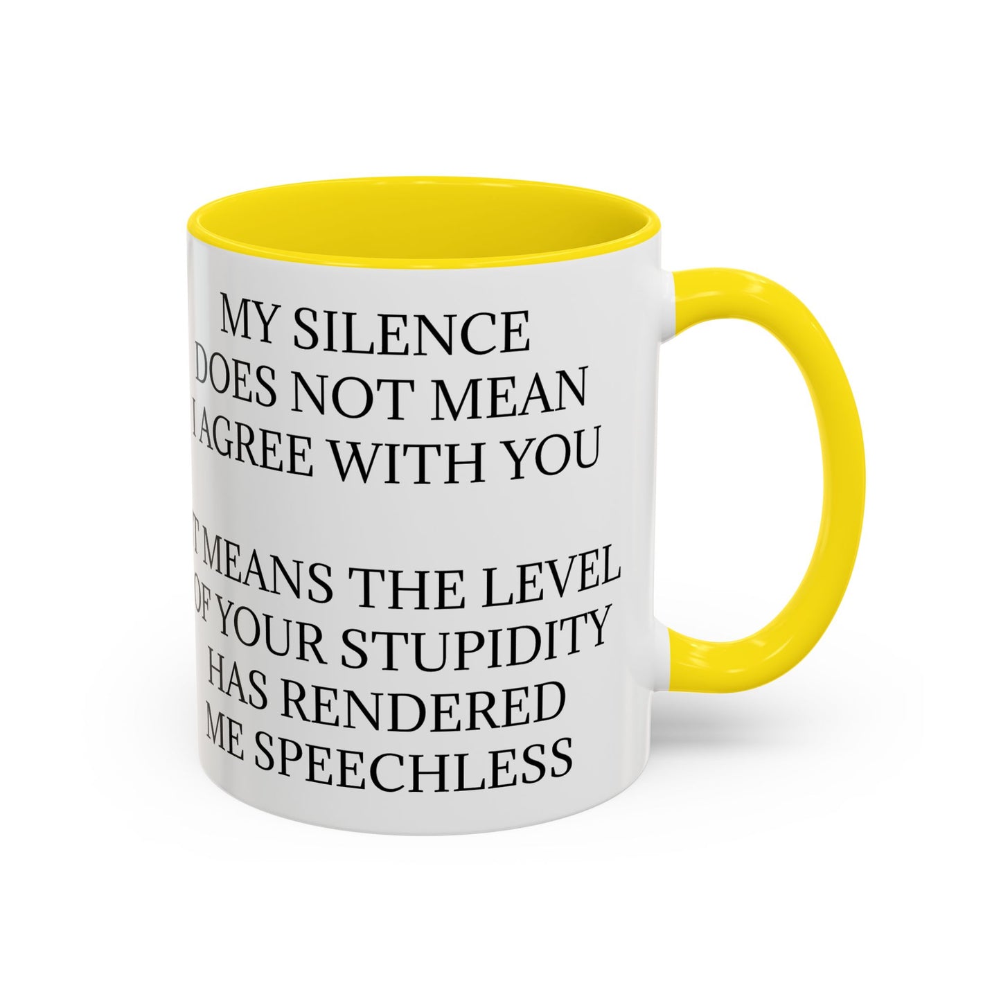 Speechless 2-Tone Coffee Mug