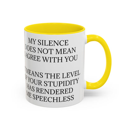 Speechless 2-Tone Coffee Mug