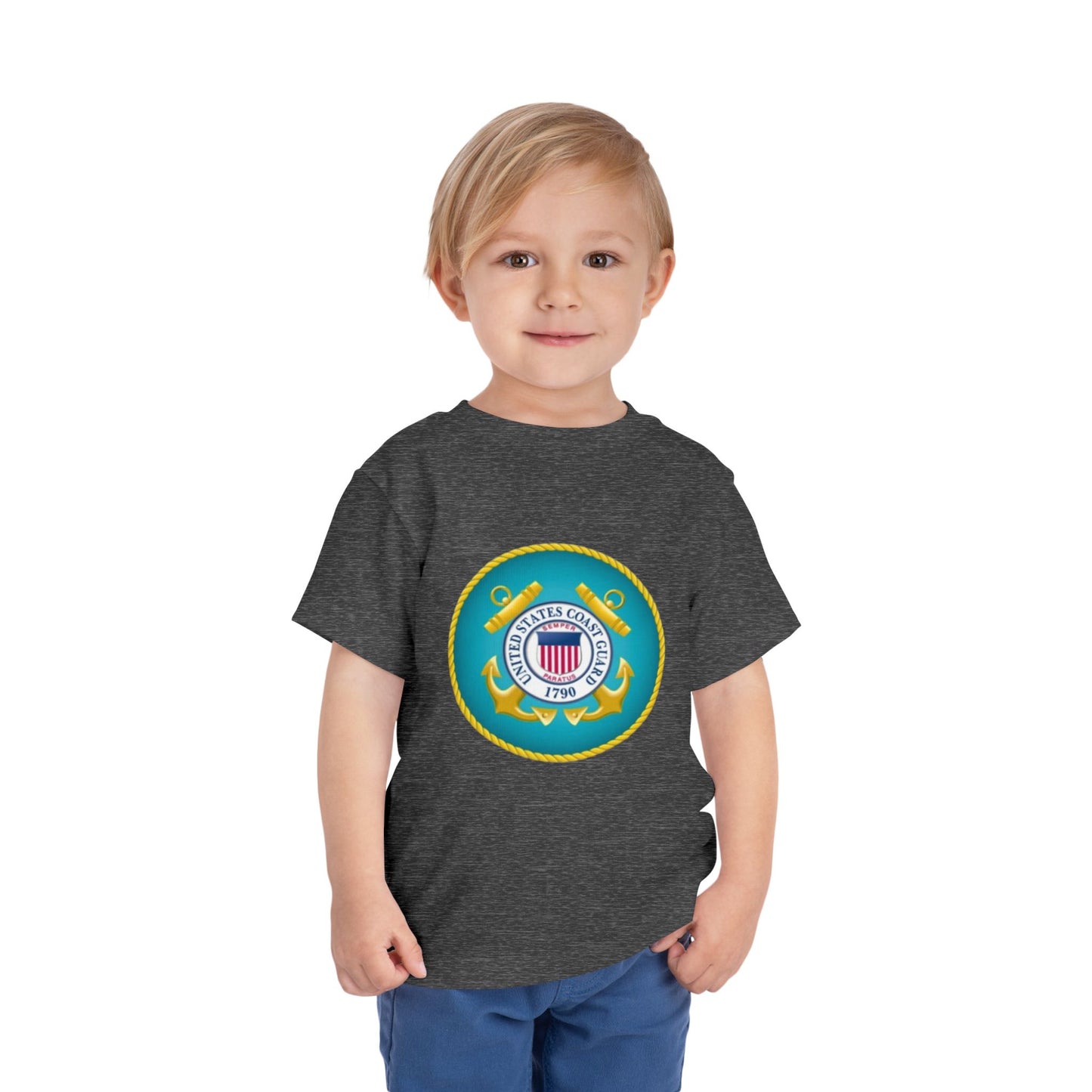 US Coast Guard Toddler Unisex Short Sleeve Crewneck Tee