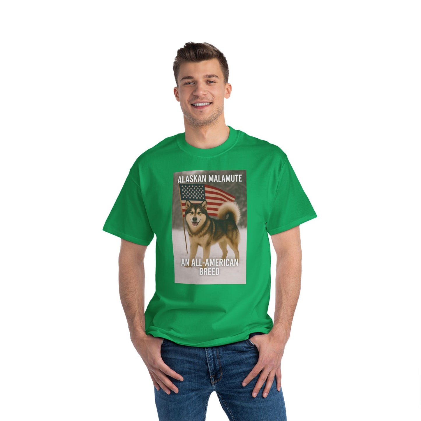 All-American Breed Men's Short-Sleeve Crewneck Tee
