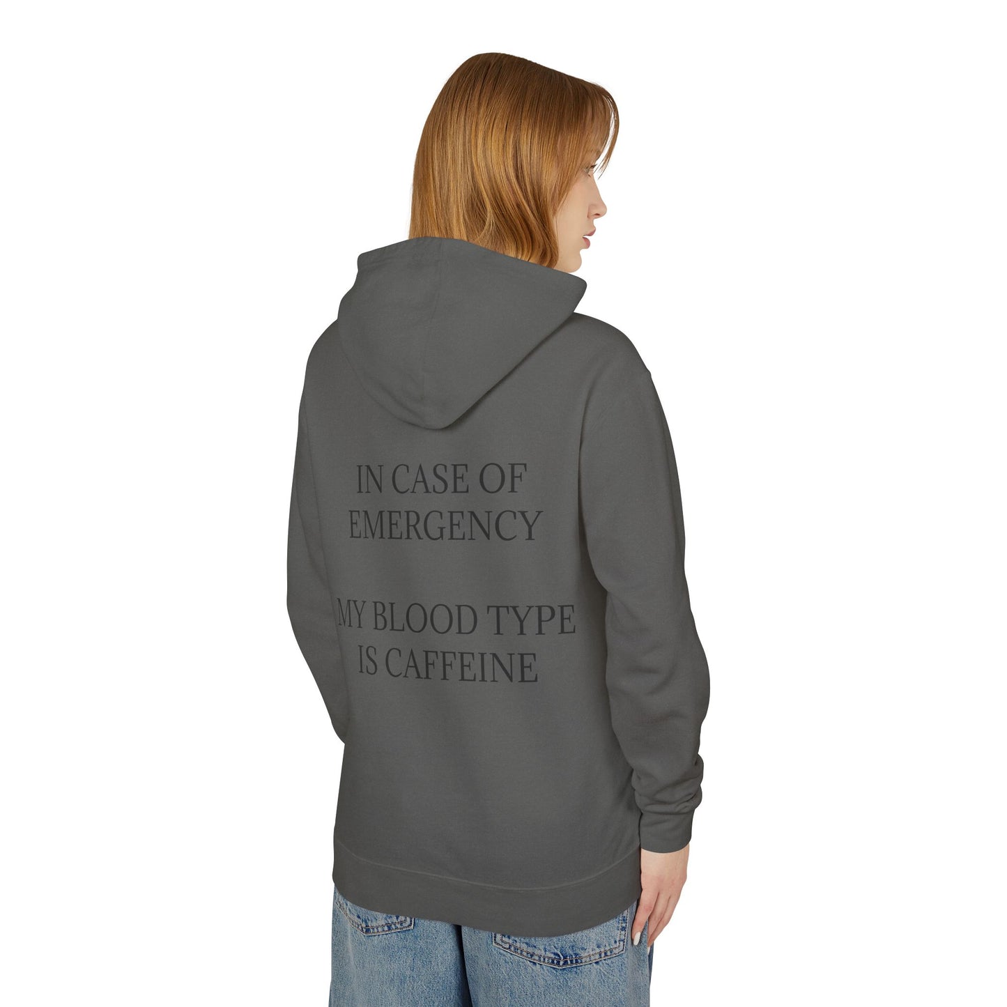 Blood Type Unisex Lightweight Hoodie