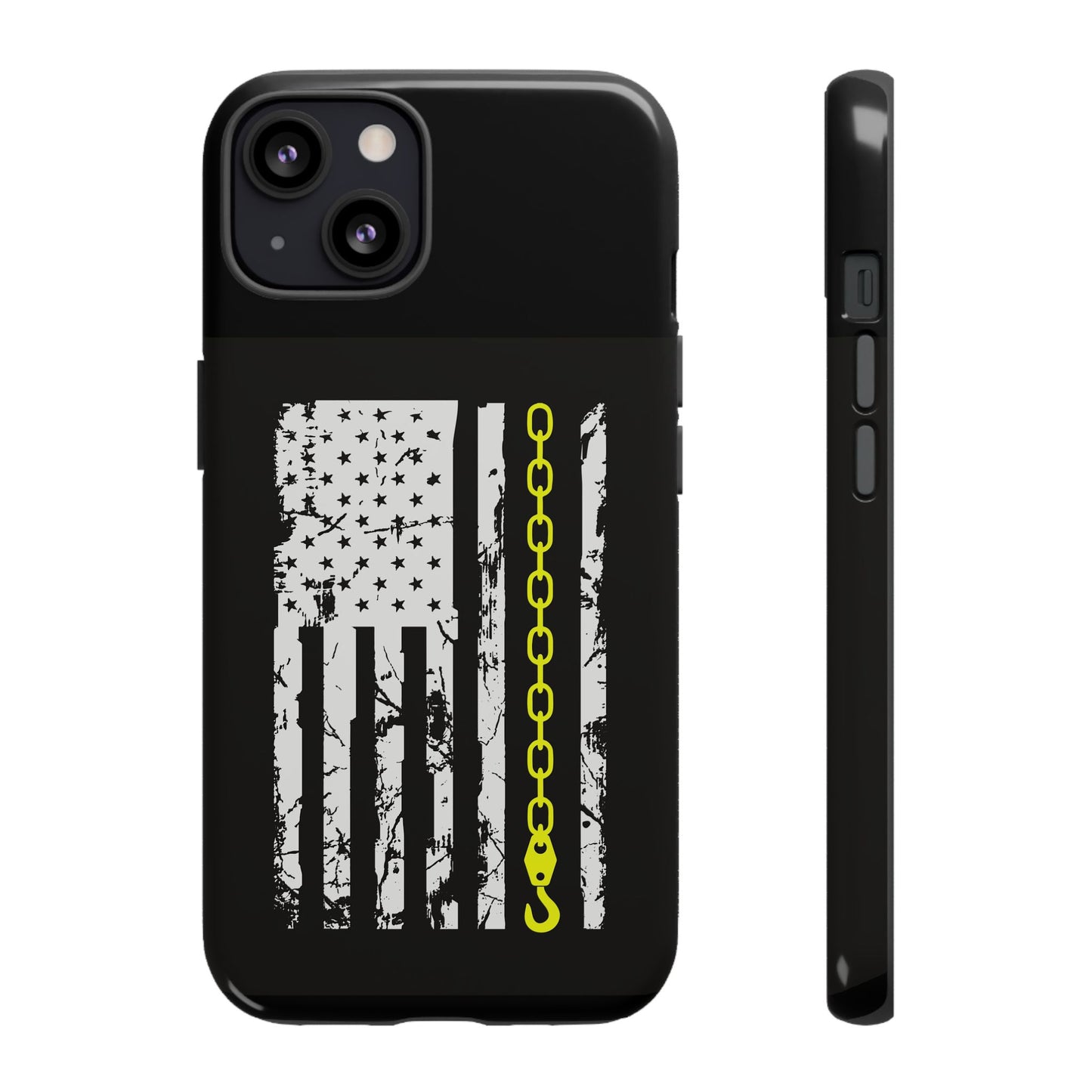 Thin Yellow Line iPhone Case