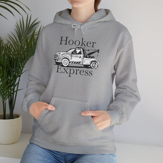 H**ker Express Wheel Lift Tow Truck Unisex Hoodie