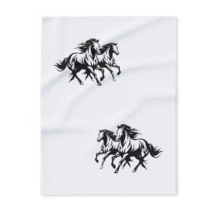 Horsin' Around Arctic Fleece Blanket