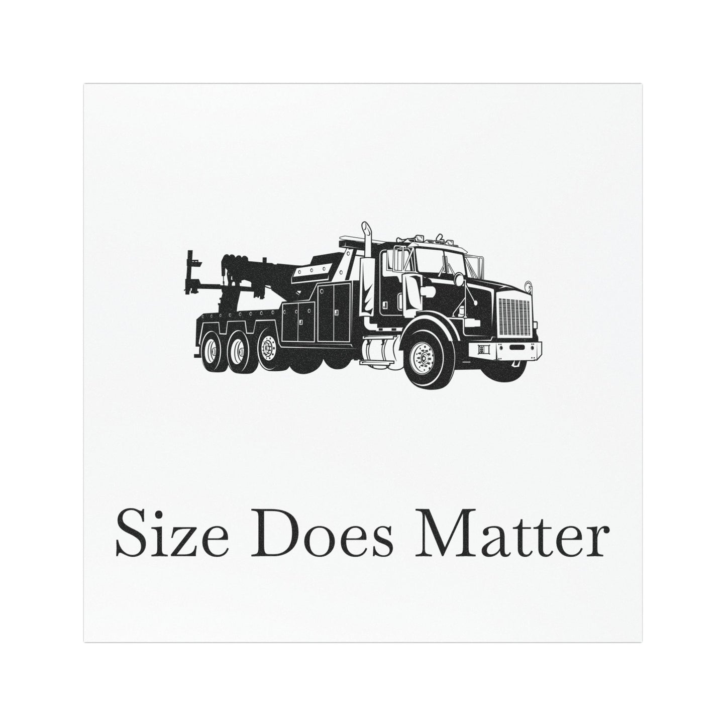 Size Does Matter Indoor/Outdoor Magnet