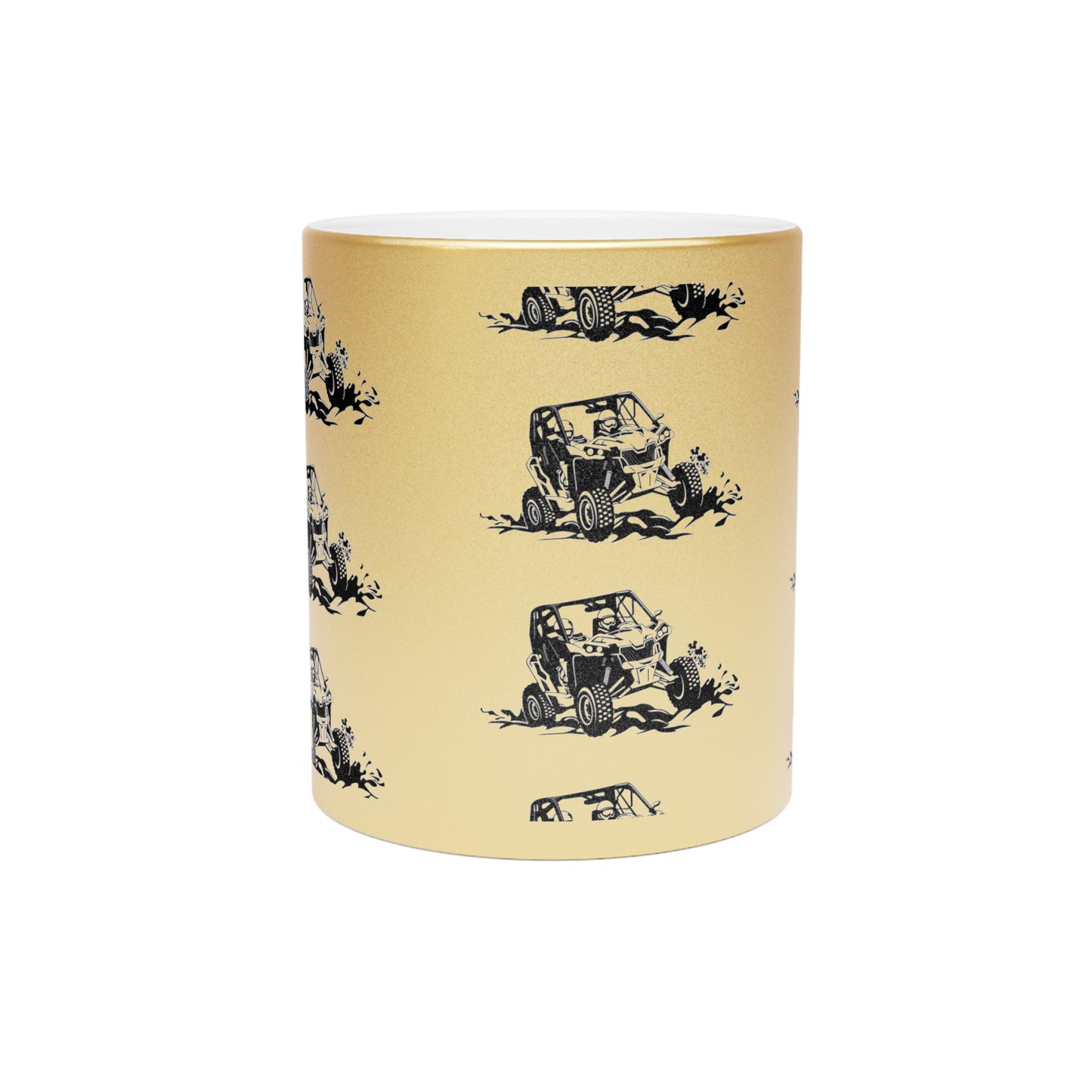 Slingin' Mud Side By Side Metallic Coffee Mug