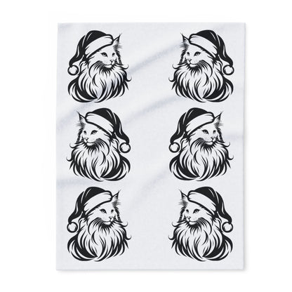 Santa Paws Cat Arctic Fleece Blanket