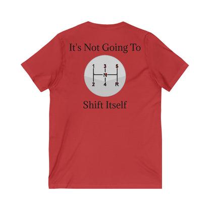 Shift Itself Unisex Short Sleeve V-Neck Tee