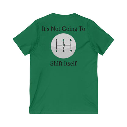 Shift Itself Unisex Short Sleeve V-Neck Tee