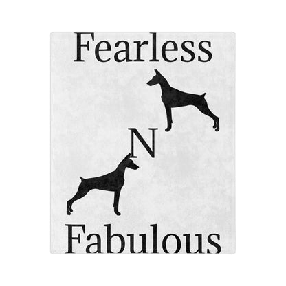 Fearless N Fabulous Velveteen Microfiber Blanket