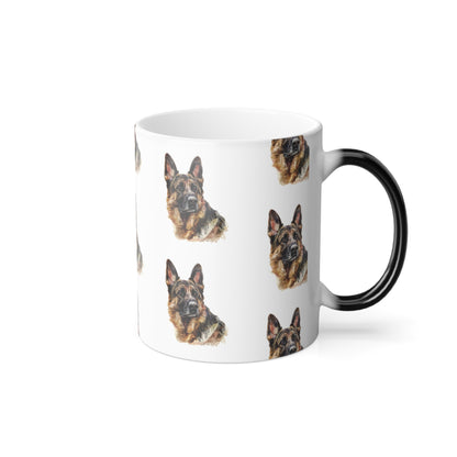 German Shepherd Head Color Changing Mug