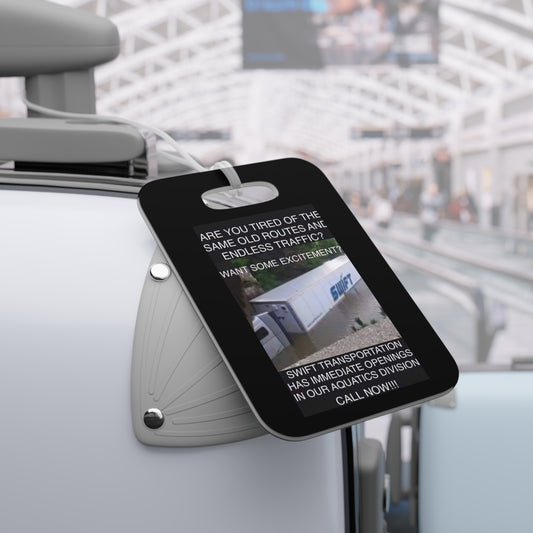 Swift Aquatics Luggage Tag