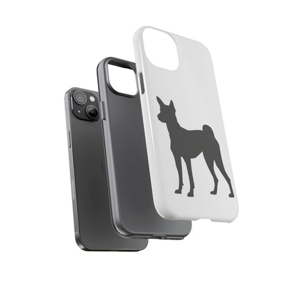Basenji Silhouette iPhone Case