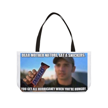 Hurricaney Weekender Tote Bag