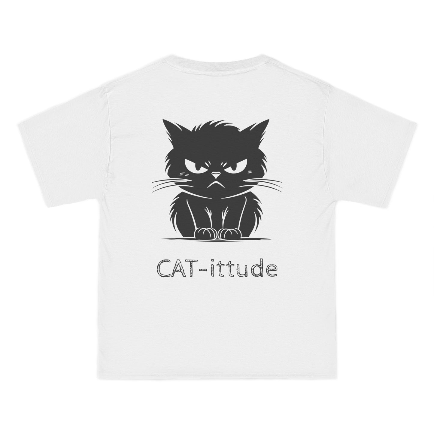 Cat-ittude Men's Short-Sleeve Crewneck Tee