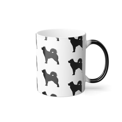 Malamute Silhouette Color Changing Mug