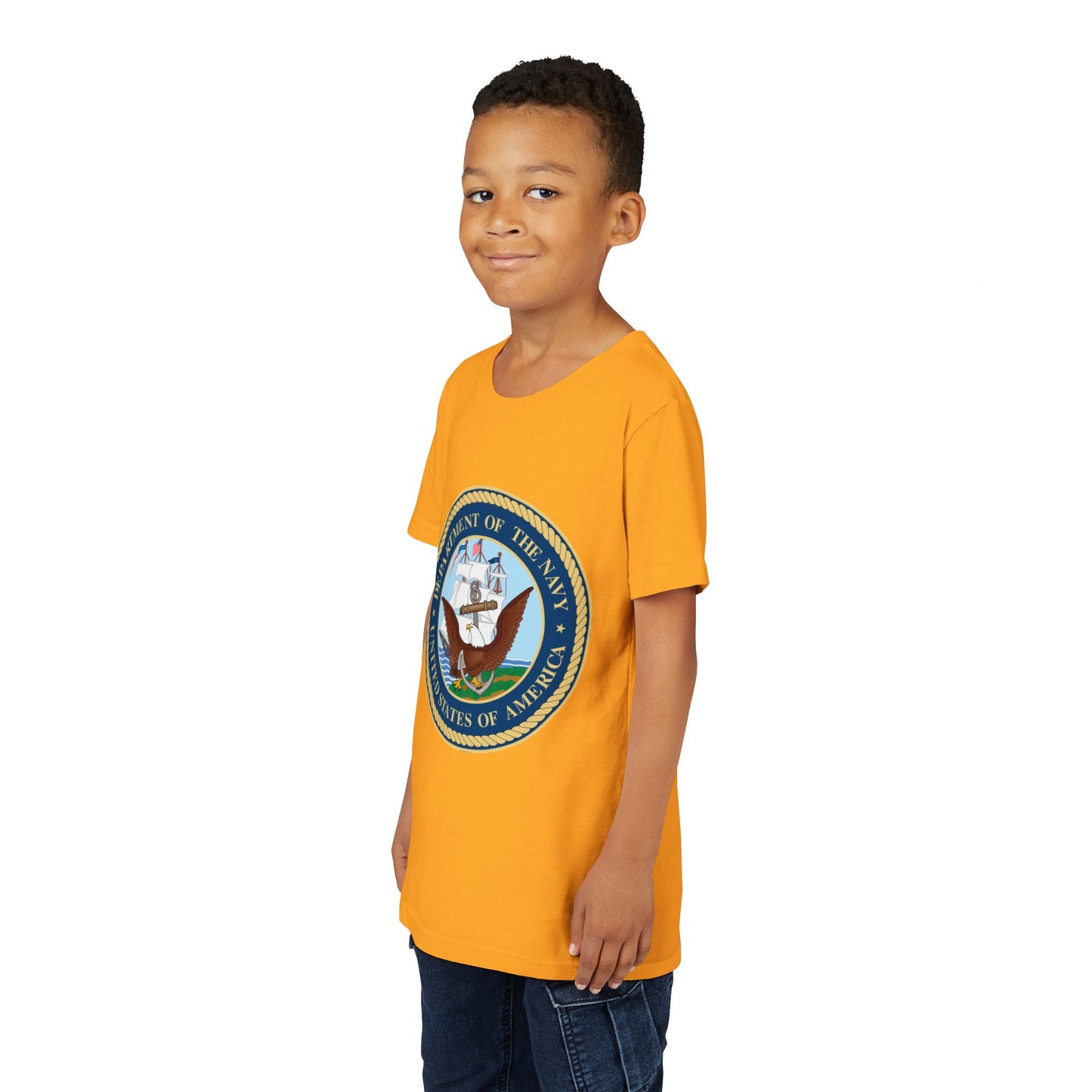 US Navy Youth Unisex Short Sleeve Crewneck Tee