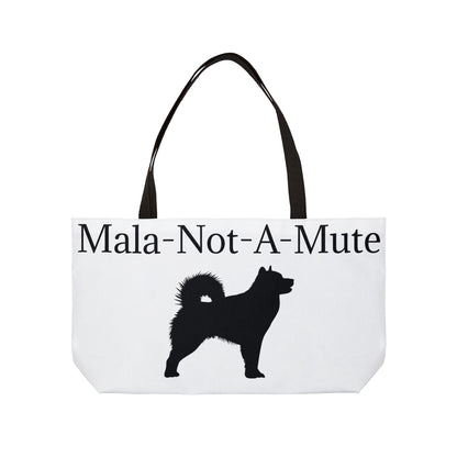 Mala-Not-A-Mute Weekender Tote Bag