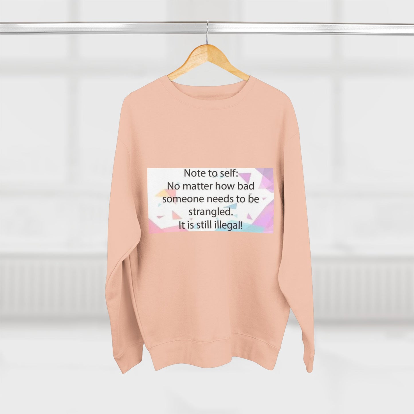 Note To Self Unisex Crewneck Sweatshirt