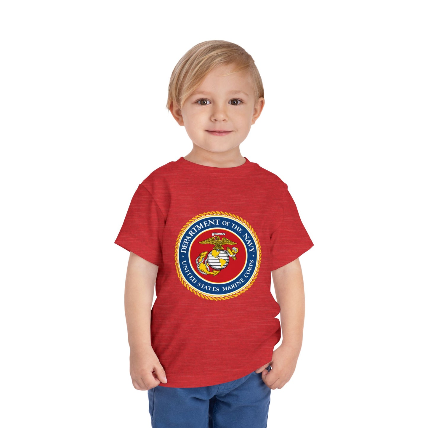 US Marine Corps Toddler Unisex Short Sleeve Crewneck Tee