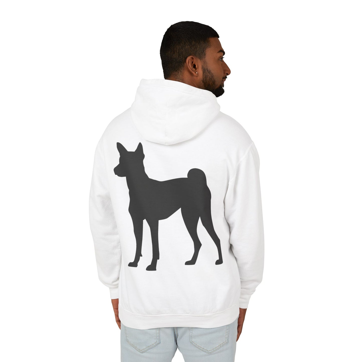 Basenji Silhouette Unisex Lightweight Hoodie
