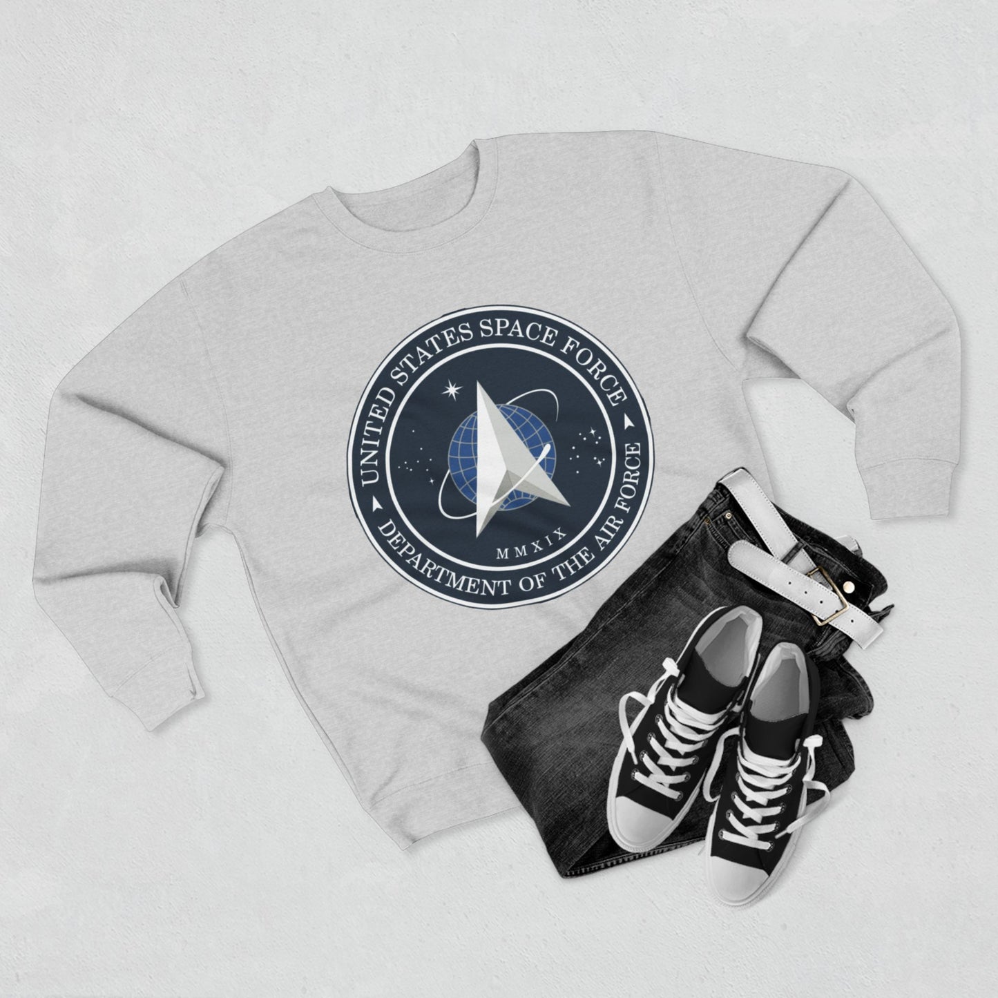 US Space Force Unisex Crewneck Sweatshirt
