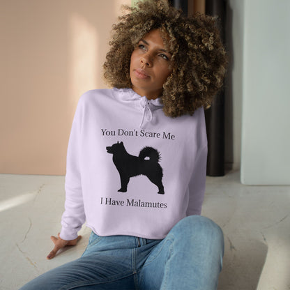 You Don't Scare Me Women's Crop Hoodie