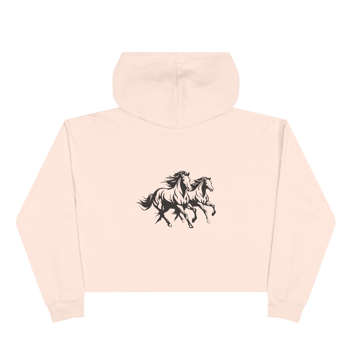 Horsin' Around Women's Crop Hoodie