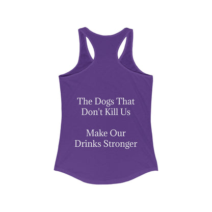 Drinks Stronger Women's Racerback Tank