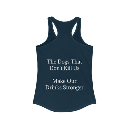 Drinks Stronger Women's Racerback Tank