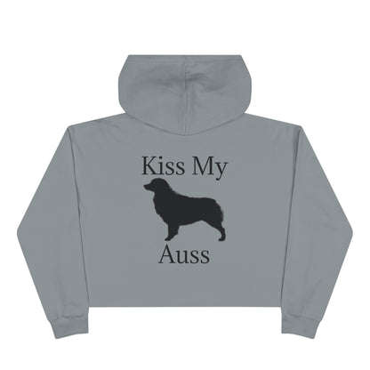 Kiss My Auss Women's Crop Hoodie