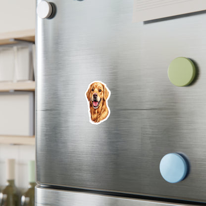 Golden Head Vinyl Decal