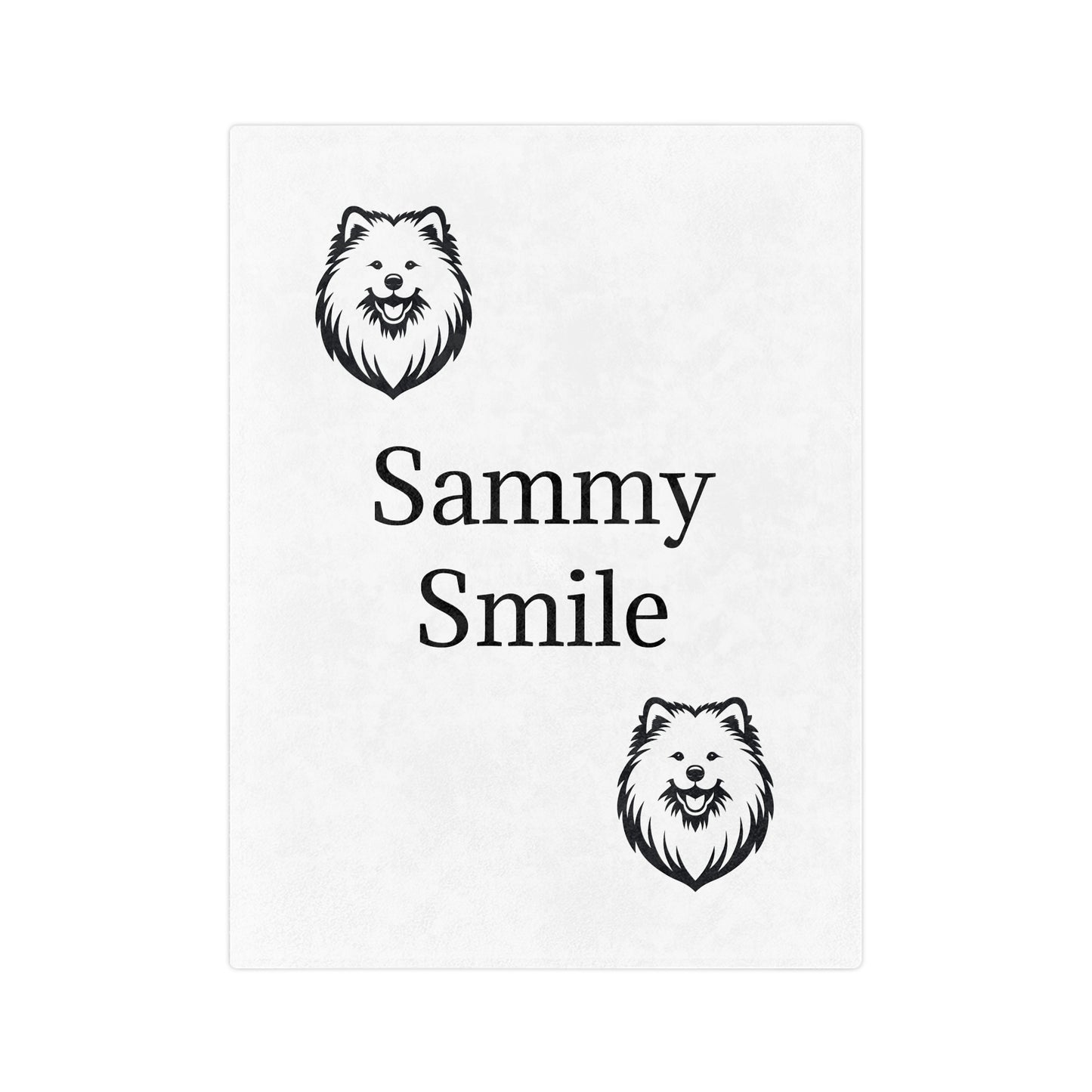 Sammy Smile Velveteen Microfiber Blanket