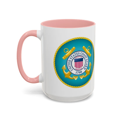 US Coast Guard 2-Tone Coffee Mug