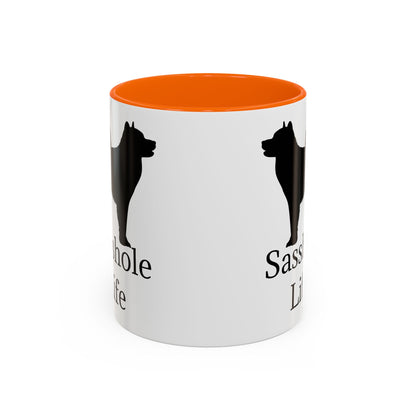 Sasshole Life 2-Tone Coffee Mug