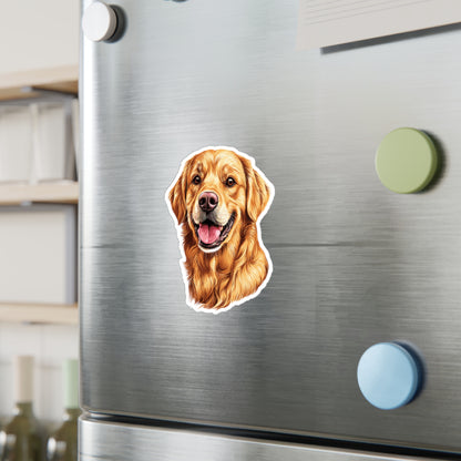Golden Head Vinyl Decal