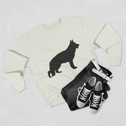 German Shepherd Silhouette Unisex Crewneck Sweatshirt