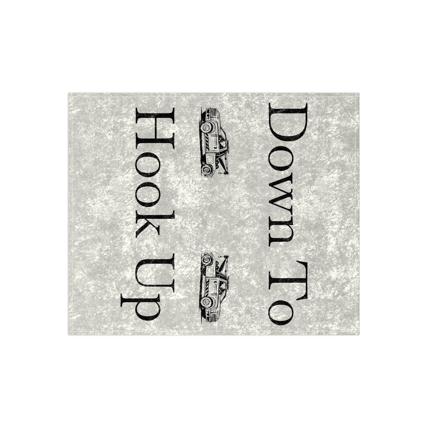 Down To Hook Up Crushed Velvet Blanket