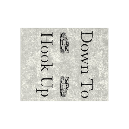 Down To Hook Up Crushed Velvet Blanket