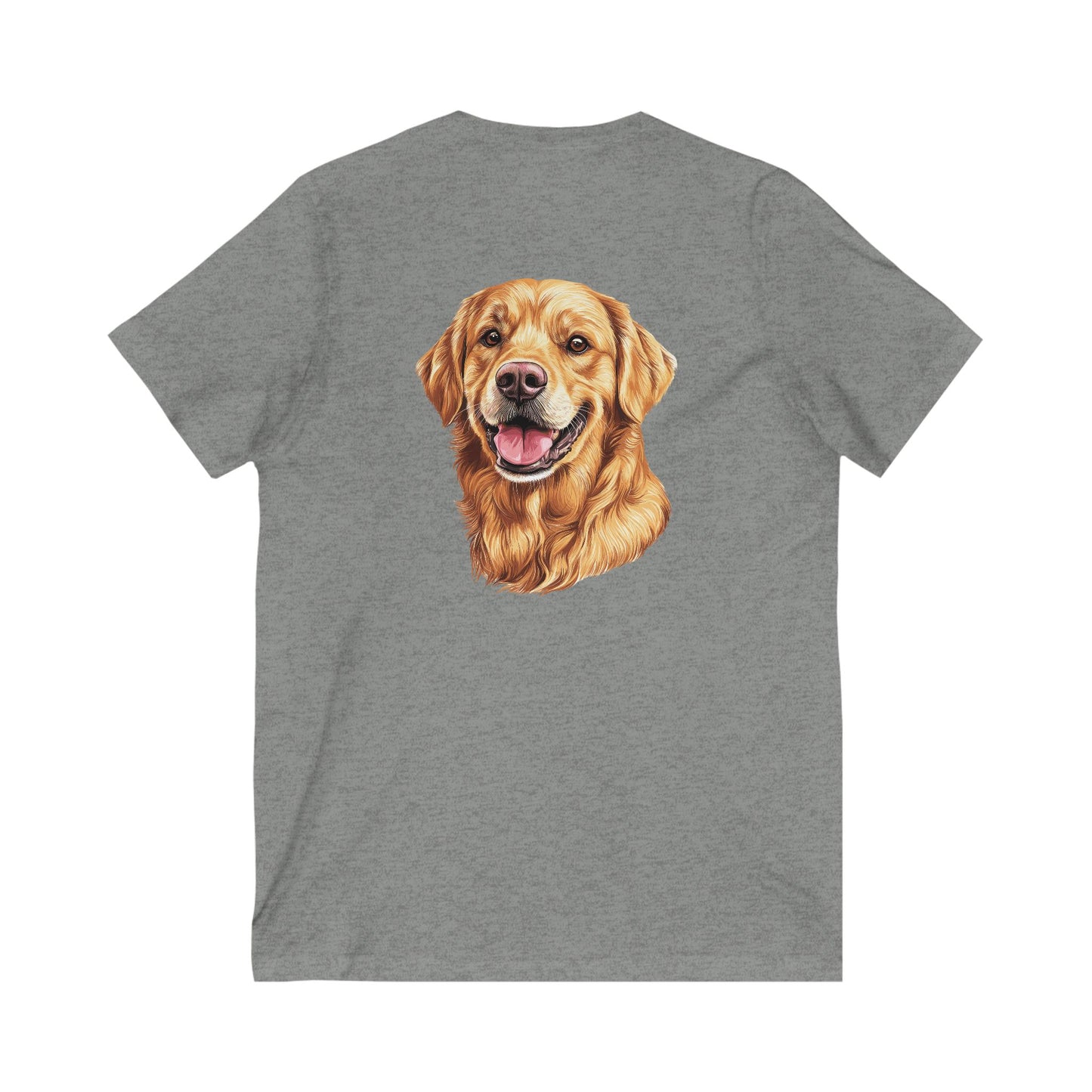 Golden Head Unisex Short Sleeve V-Neck Tee