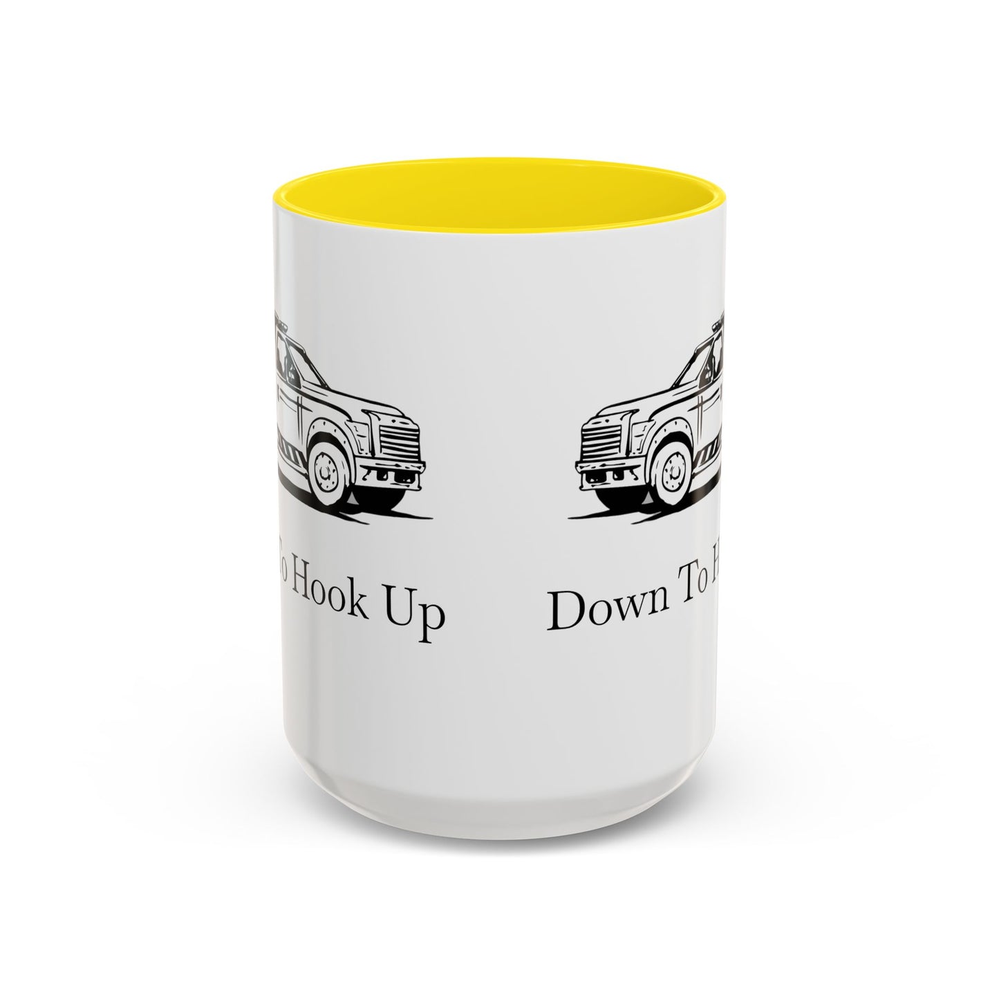 Down To Hook Up 2-Tone Coffee Mug